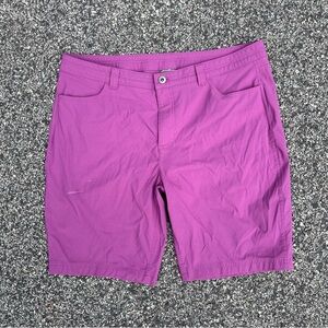 Eddie Bauer Purple Bermuda Shorts Lightweight Summer Essential